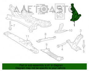 Capacul frontal dreapta Lexus NX200t NX300 NX300h 15-21