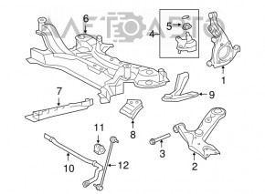 Шаровая опора правая Lexus NX200t NX300 NX300h 15-21