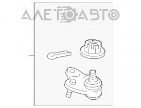Шаровая опора передняя правая Toyota Prius 50 16-