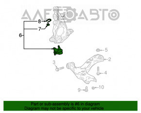 Шаровая опора левая Toyota Prius V 12-17