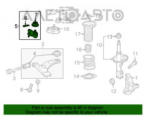 Rulmentul de direcție față stânga Toyota Prius 50 16- nou OEM original