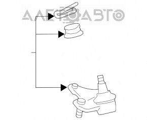 Rulmentul de roată din față dreapta pentru Toyota Highlander 08-13, nou, original OEM