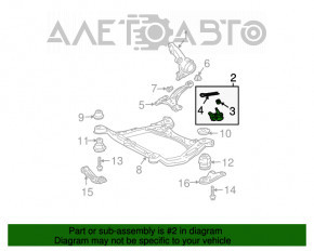 Шаровая опора передняя левая Lexus RX300 RX330 RX350 RX400h 04-09 порван пыльник