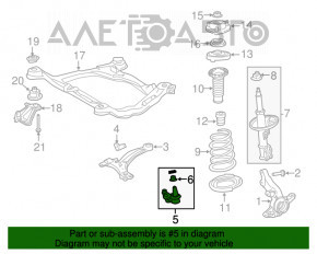 Шаровая опора левая Toyota Sienna 11-20 новый OEM оригинал