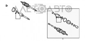 Ax cu roți față stânga Lexus RX400h 06-09 cu defect de filetare.