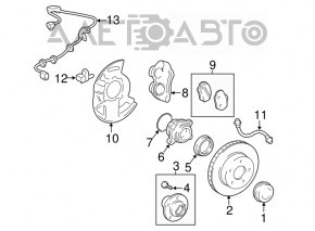 Rulment roată față stânga Lexus GX470 03-09 nou aftermarket GSP