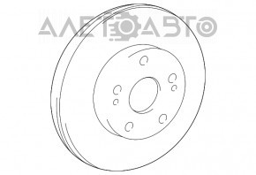 Disc de frână față stânga pentru Lexus IS200 IS300 99-05