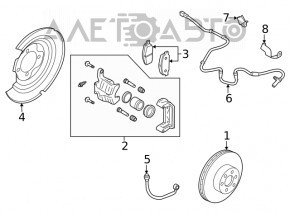 Suport spate dreapta Nissan Sentra 20-