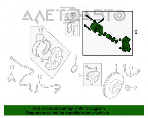 Suport spate dreapta Nissan Maxima A36 16-