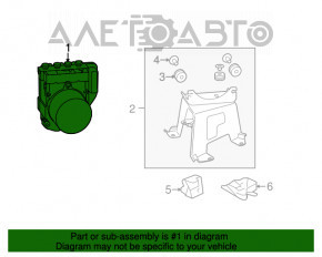 ABS АБС Lexus RX350 10-15 FWD