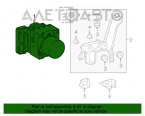 ABS ABS Lexus RX350 16-22 FWD