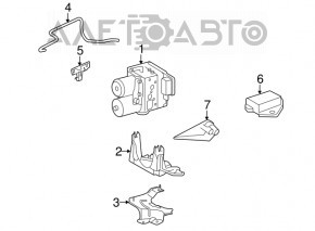 ABS ABS Toyota Camry v40 hibrid