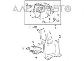 ABS ABS Lexus RX300 RX330 04-06 4WD