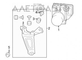 ABS АБС Toyota Sienna 11-20