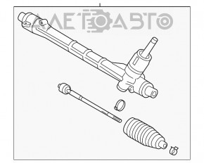 Рейка рулевая Mitsubishi Outlander 14-21