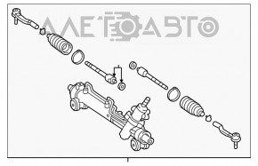 Рейка рулевая Toyota Camry v40 hybrid