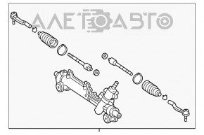 Рейка рулевая Lexus ES350 07-12 ГУР