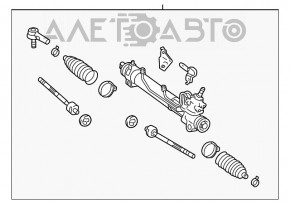 Рейка рулевая Lexus RX400h 06-09