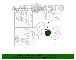 Rulment roată față dreapta Acura MDX 07-13