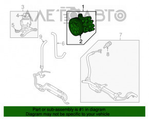 Pompa de direcție asistată hidraulic pentru Toyota Sequoia 08-16