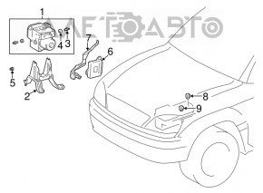 ABS АБС Lexus RX300 98-00 FWD rhd