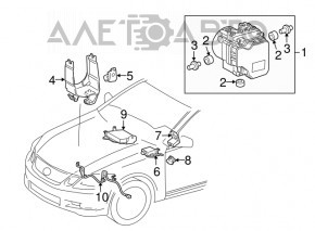 Кронштейн блока ABS LEXUS GS300 GS350 06-11