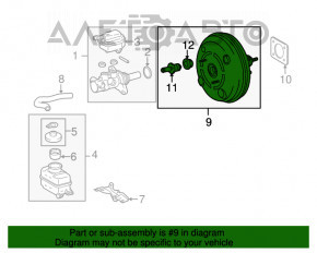 Amplificator de vidare pentru vacuum Lexus RX350 10-15