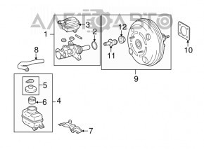 Amplificator de vidare pentru vacuum Lexus RX350 10-15