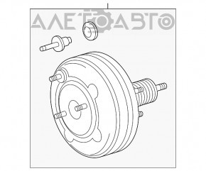 Amplificator de vidare pentru vacuum Lexus ES350 13-18