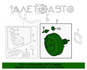 Amplificator de vidare pentru vacuum Lexus ES350 13-18