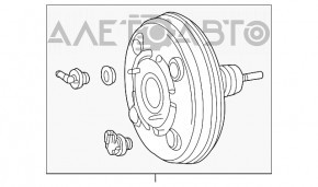 Вакуумный усилитель Lexus NX200t NX300 15-21