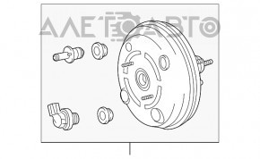 Вакуумный усилитель Lexus RX350 16-22