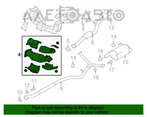 Convertor catalitic superior pentru Subaru Forester 14-18 SJ 2.0