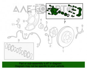 Suportul frontal stânga pentru Honda CRV 17-22