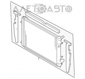 Radiatorul de răcire a apei pentru Subaru B9 Tribeca