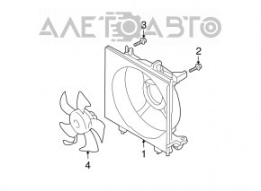 Paletele ventilatorului de răcire a aerului pentru Subaru Forester 08-13 SH