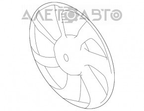 Rotor dreapta ventilator de racire Subaru Outback 20 - nou original OEM