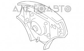Airbag-ul din volanul șoferului pentru Lexus ES300 gri, fără pirat, zgârieturi, defecte cromate.