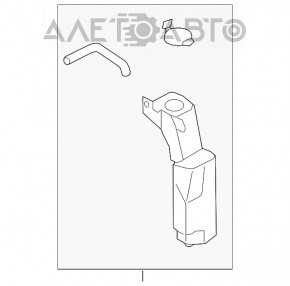 Rezervor de expansiune pentru răcirea motorului Subaru Outback 10-14 2.5 3.6 cu capac