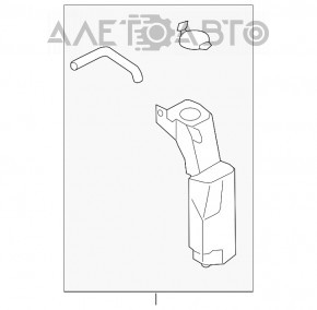 Rezervorul de expansiune al sistemului de răcire pentru Subaru Outback 20- cu capac nou original OEM