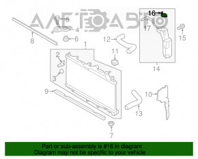 Крышка расширительного бачка охлаждения Subaru Outback 10-14 2.5 3.6