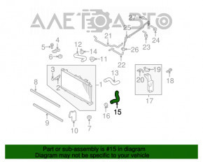 Патрубок охлаждения нижний Subaru Outback 10-14 3.6