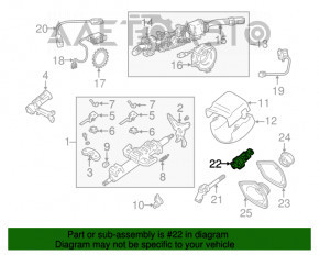 Рулевой карданчик крестовина Lexus RX300 98-03