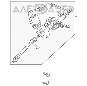 Volan cu direcție asistată electronic pentru Toyota Prius 30 10-15 R17