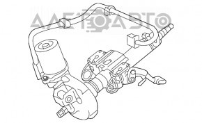 Рулевая колонка с ЭУР Toyota Prius V 12-17