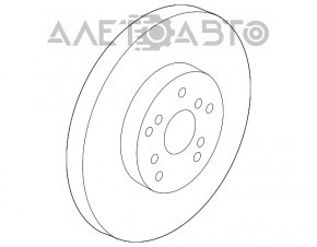 Disc frana fata dreapta Acura MDX 17-20 rest nou original OEM