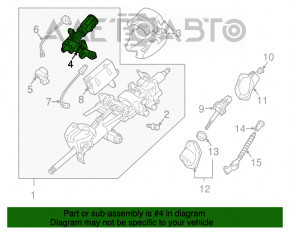 Blocarea aprinderii asamblată Lexus GX470 03-09