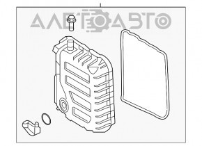 Поддон масляный АКПП Hyundai Sonata 15-19 2.4 под теплообменник