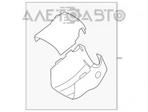 Cadru de direcție pentru Lexus ES350 negru 07-12