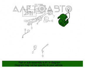 Cadru coloană de direcție Lexus RX300 RX330 RX350 RX400h 04-09 gri.